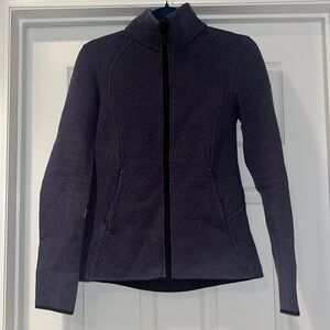 Lululemon Gray/Blue Long sleeve zipup jacket size 4